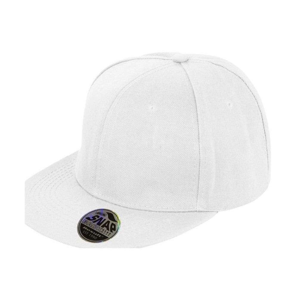 Result Headwear Bronx Original Flat Peak  Cap / White